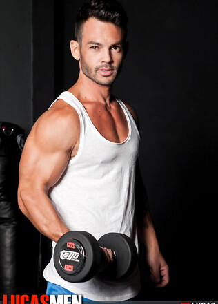 Adam Killian Gets a Workout on Adriano Carrascoâ€™s Latin Cock