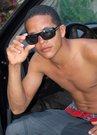 Domingo - very hot young Latino with a thick uncut Latin cock
