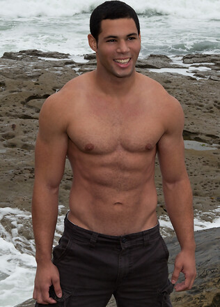 Josh shows his muscle body
