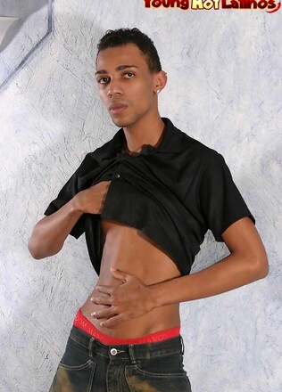 Shy latino boy Flavio solo