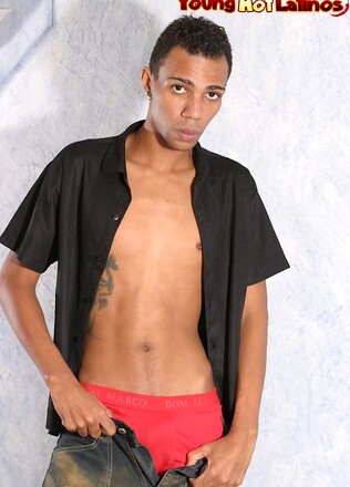 Shy latino boy Flavio solo