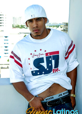 Hot latino stud Joey jerking off