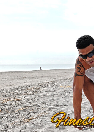 Marcos at the beach