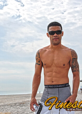 Marcos at the beach