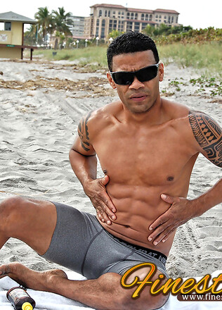 Marcos at the beach
