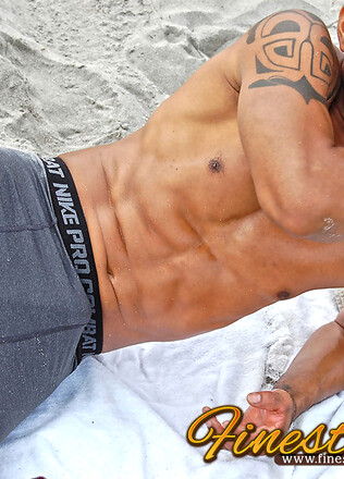 Marcos at the beach