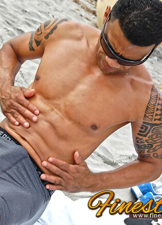 Marcos at the beach