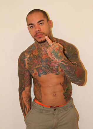 Tattooed papi Diego Castro Solo (with toys)