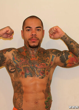 Tattooed papi Diego Castro Solo (with toys)