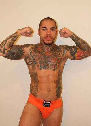 Tattooed papi Diego Castro Solo (with toys)