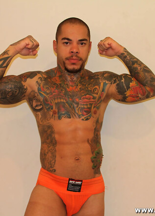 Tattooed papi Diego Castro Solo (with toys)