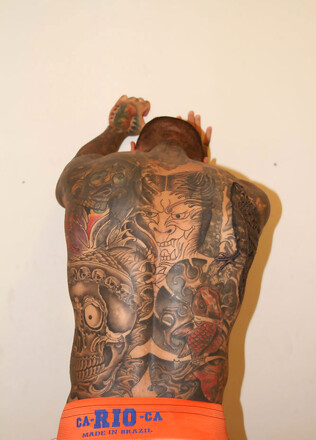 Tattooed papi Diego Castro Solo (with toys)